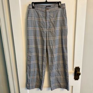 Abercrombie Cropped Ultra High Rise Wide Leg Pants